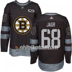 Boston Bruins Trikot Jaromir Jagr 68 1917-2017 100th Anniversary Adidas Schwarz Authentic - Herren